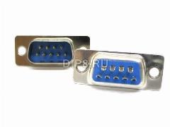 Разъем CONNFLY DB-9M, D-SUB, 9 контактов, пайка на кабель, DS1033-09MBNSISS, серый