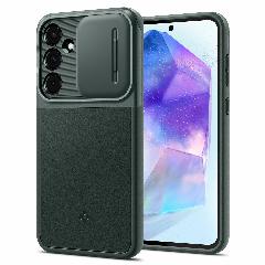Чехол SPIGEN для Galaxy A55 - Optik Armor - Зеленый - ACS07536, зелёный
