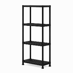 Стеллаж Keter Plus - Shelаf 60 / 4 Shelves, черный