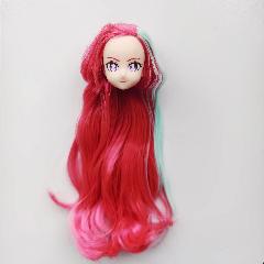Оригинальная голова куклы Kawaii для куклы 1/6, Розовый, Унисекс