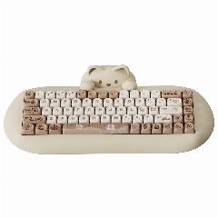 YUNZII C68 розовая 65% механическая игровая клавиатура, Coffee, Mlik