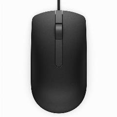 Проводная мышь DELL MS116 Black , Проводной USB,1000DPI, 113.5*61*36