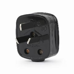 Переходник вилки Australia 3 полюса 10A белый черный, 1 piece 10a plug