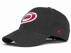 Бейсболка Atributika & Club Carolina Hurricanes для мужчин и женщин, черный/черно-красный лого