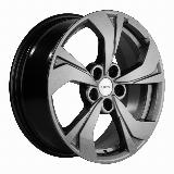 Колесный диск Khomen Wheels KHW1724 17x7" PCD5x108 ET40 D54.1 GRAY, темно-серый — фото 2