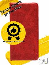 Чехол книжка для Tecno Spark 20 Pro + / текно спарк 20 про + GQ.UTROBE красный, 75.04x164.65x7.55 — фото 1