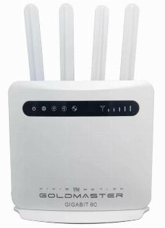 Гигабитный Wi-FI роутер GoldMaster GIGABIT 6C LTE Cat.6, белый