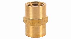 Муфта ROCKFORCE 1/4", латунь, американка, для стальных труб, герметичное соединение