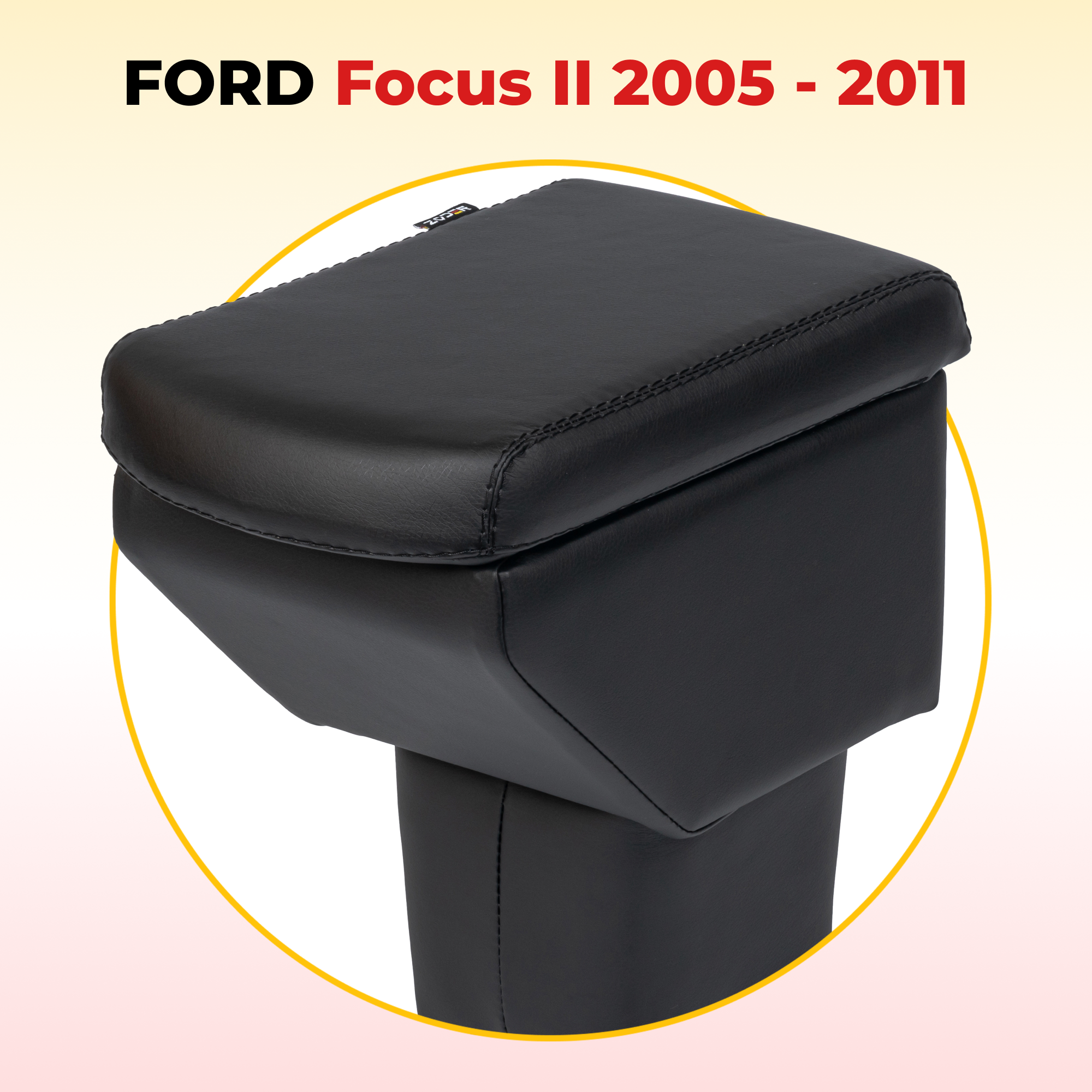 Подлокотник Ford Focus 2 (2005 - 2011) / Форд Фокус 2, черный