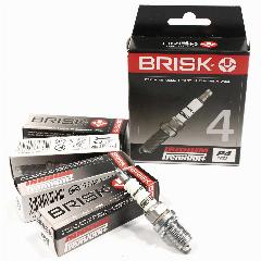 Свечи зажигания ВАЗ-Largus/RENAULT Logan, OPEL ASTRA J A16LET, PEUGEOT, к-т 4 шт, BRISK PREMIUM P4 DR15 YIR, M14x1.25