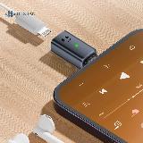 Проводной адаптер AUX Type-C для наушников, адаптер Lightning для Iphone, IPad, Macbook, проводная гарнитура, конвертер OTG, White — фото 3