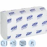 Бумажные полотенца Luscan Professional, листовые, 1 слой, 21 упаковка по 190 листов, белый,, 22.5x20.5 — фото 3