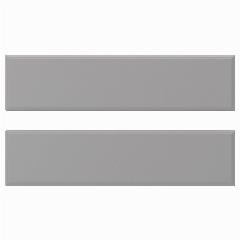 Фронтальная панель ящика IKEA BODBYN будбин, 40x10 см, 2 шт, серый