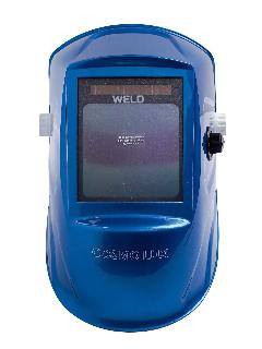 Маска сварочная COSMO LUX F10 Синяя 100*97 мм DIN 3/4-8/9-13 (внеш. регул) WELD, 95x108 мм, 90x103 мм