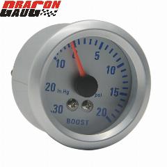 52 мм 2-дюймовый автомобильный турбонаддув Turbo Boost -0 ~ 20 Psi -30 дюймов, измеритель турбины, синий цвет, фотомеханический пресс, модификация инструмента, механические часы