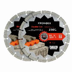 Алмазный диск по армированному бетону 230 мм Cut-n-break Kronger