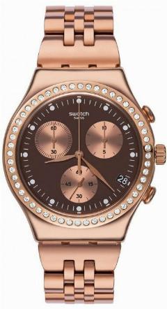 Наручные часы Swatch Irony, золотистый, 39x39 мм