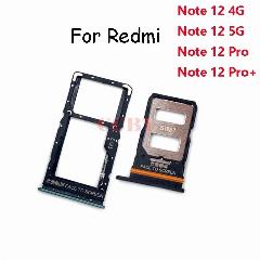 Для Xiaomi Redmi Note 12 Pro Plus + 4G 5G лоток для SIM-карты держатель адаптера розетка, note 12ProPlus black