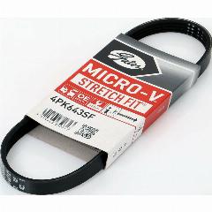 Ремень поликлиновый Gates 4PK643SF для Chevrolet Cruze Aveo, Opel Astra Insignia Mokka, красный, черный