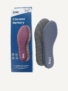 Стельки, цвет синий, размер 39-40, бренд Braus, артикул 150_memory