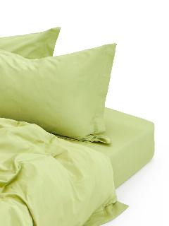 Простыня MORФEUS (морфеус) - Frosted Lime (оливковый) - 240х260 (без резинки) - сатин, зеленый,оливковый,лайм, 240 х 260