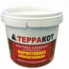 Мастика жаростойкая универсальная "Терракот" (5кг), серый