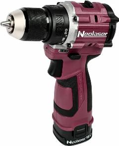 Дрель-шуруповерт аккумуляторная бесщеточная Neolaser NCDB40V, 16 В Li-ion 2x2 Ач