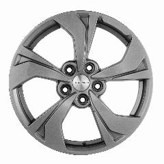 Колесный диск Khomen Wheels KHW1724 17x7" PCD5x108 ET40 D54.1 GRAY, темно-серый