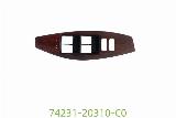 Правый передний подлокотник, верхняя панель 74231-20310-C0 для Toyota Allion Premio 2007-2021, накладка переключателя двери, окна 7423120310 — фото 4