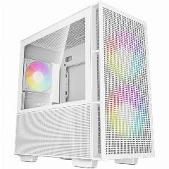 Корпус Deepcool CH360, для ПК, белый, rgb