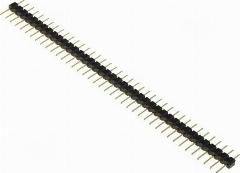 Разъем CONNFLY DS1025-01-1*40P8BV1-B Штыревой штыревое "папа" PIN 40 прямой 2мм THT 1x40 1шт, черный
