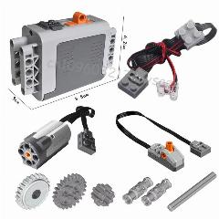 Механические блоки LEGO Technic набор двигателей, серый