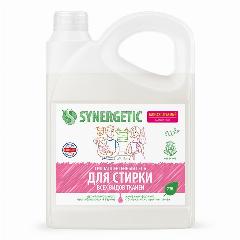 Жидкое средство для стирки Synergetic, гель, универсальное, гипоаллергенное, 2.75 л