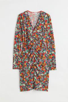 Платье H&M, красный