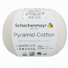 Пряжа для вязания Schachenmayr Pyramid Cotton (00001 White) 1 моток 50г/175м
