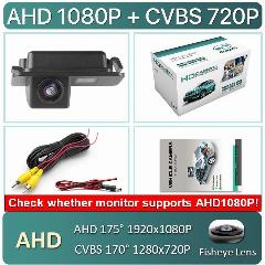 CCD AHD 1080P ночного видения автомобильный номерной знак камера заднего вида для Ford Focus Hatchback Fiesta Mondeo S-MAX 2008-2014, AHD1080P-175Degree