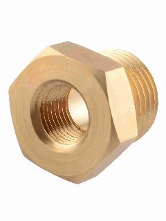 Переходник латунный M14*1.5 (папа) для установки датчика 1/8 NPT (мама) belais #11559