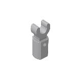 MOC 10 шт. головоломка частицы 11090 бар держатель с зажимом Набор строительных блоков зажим соединитель идея обучающая игрушка подарок, Белый, Унисекс — фото 4