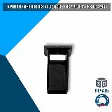 Кронштейн цоколя холодильника для Indesit C236G, прочный пластик ABS, черный, 50x35x37 мм, 35x50x37 — фото 2