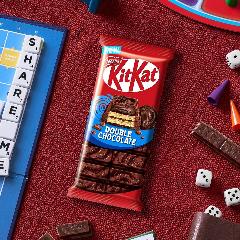 Шоколадная плитка KitKat Double Chocolate, двойной шоколад 99г (США)