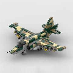 MOC War Series Sukhoi Su-25 Frogfoot модель самолета, pdf manual by email