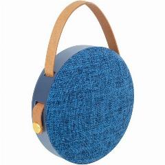 Портативная акустика Rombica Cleo Blue, Bluetooth 4.2, 8Вт, IPX7, 2000мАч, 149x149x55мм