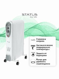 Радиатор STATUS for life ST-OR-B-2500(M), серый/черный