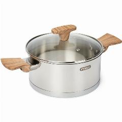 Кастрюля Pyrex Design DG20AEX/E006, 3 л, серебристый