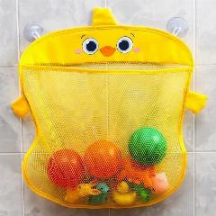 Сетка для хранения игрушек на присосках «Утёнок», желтый