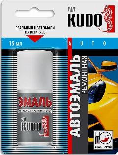Автоэмаль ремонтная (кисть) KUDO nissan kh3 super black (черный) ku 72500 12