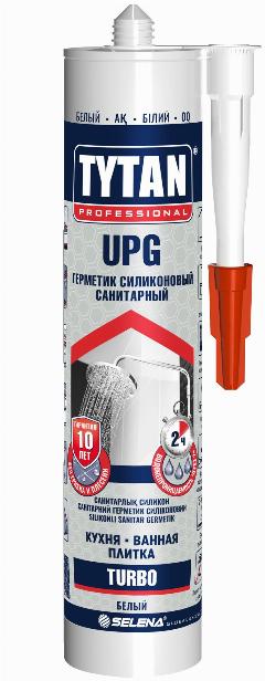 Герметик санитарный Tytan Turbo Upg силиконовый 280 мл цвет белый