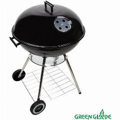 Гриль Green Glade AK22FP, угольный, круглый, съемный, черный