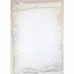 Дизайнерская бумага Свиток (А4,90г, уп.20л.), бежевый, 210x297