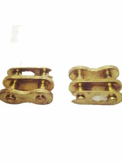 Замок цепи трансмиссии 520H-1-CL (gold) (усиленная) - 2шт.